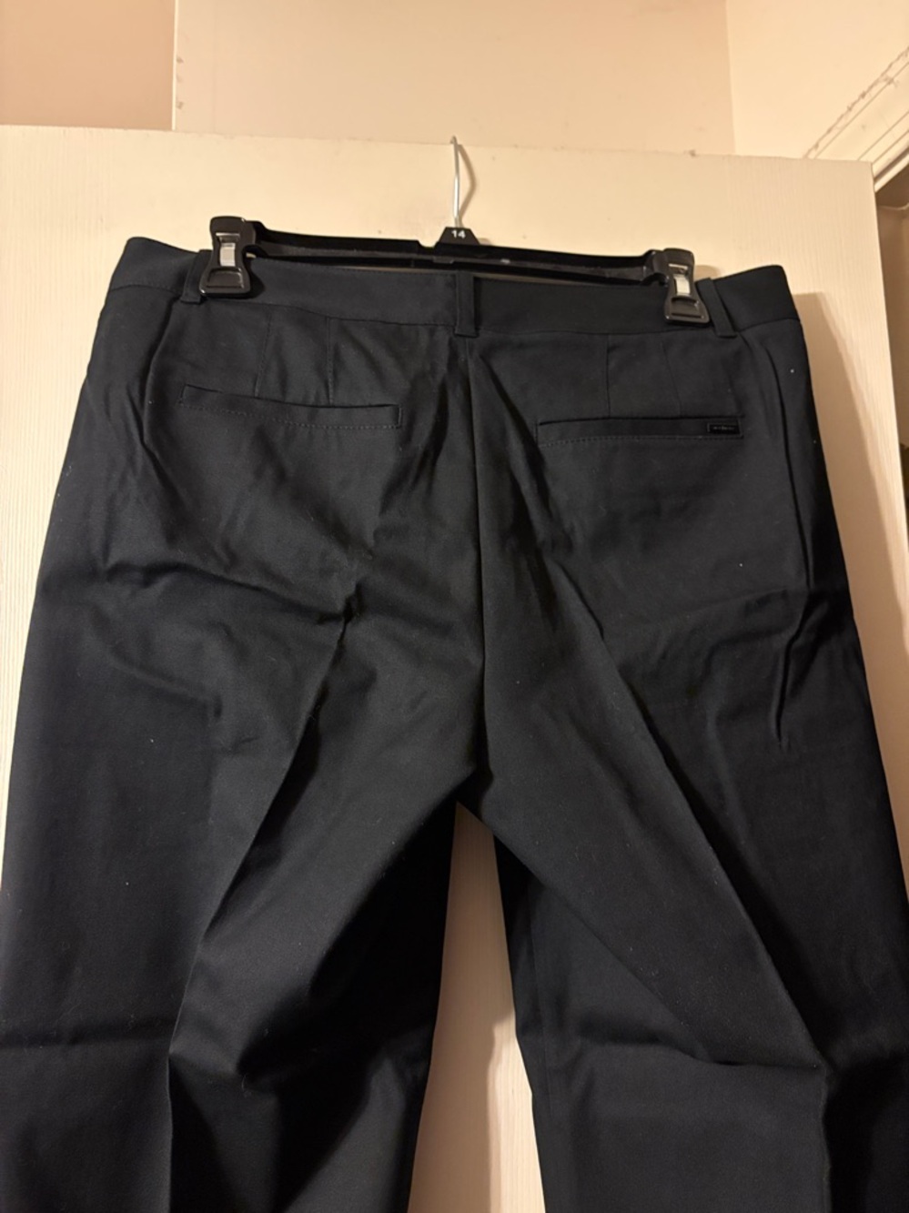 White House Black Market Black Slim Crop Pants Size 8 - Picture 5 of 7